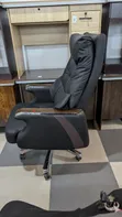 Royal Comfort Executive Office Chair - Black Faux Leather - 3