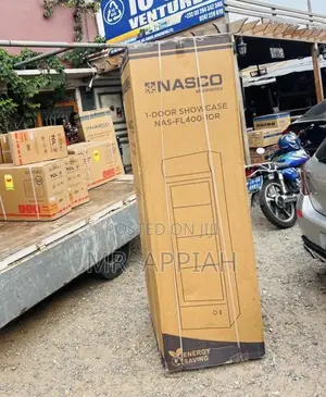 Latest Classic Nasco NAS400FL-1DR Glass Door Fridge (358L)