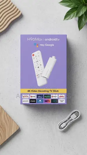 H96 Max TV Stick Android TV with Wi-Fi