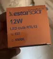 Solar LED Bulb - 12W - 1