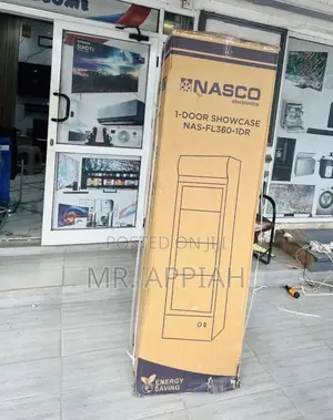 Super Affordable Nasco NAS360FL-1DR 298L Glass Door Fridge