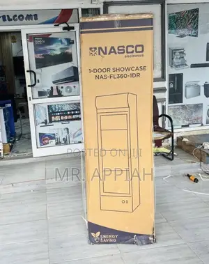 Super Adorable Nasco Glass Door Beverage Cooler (NAS360FL-1DR) 298L