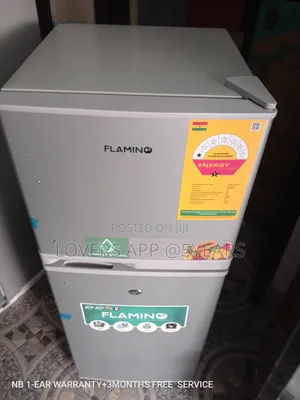 Brand New Flamino Double Door Refrigerator (108L)