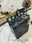Nasco NAS-07-TW 7kg Semi Automatic Twin Tub Washing Machine - Black - 1