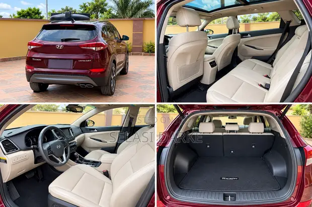 Hyundai Tucson Limited AWD 2016 Burgundy - 1
