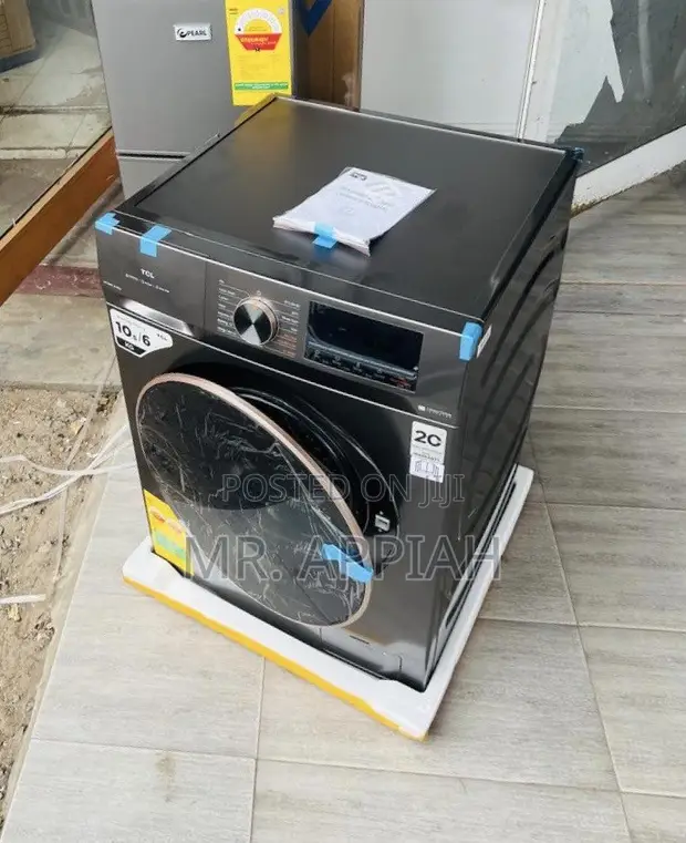 TCL 10.5kg Front Load Washer and Dryer (Gray) - 1