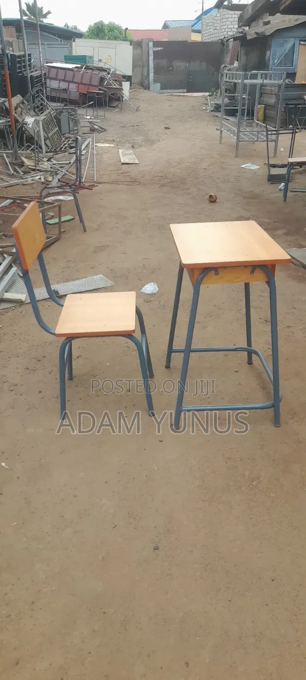 Mono Desks - Laminated Plywood on Galvanized Pipe - 1