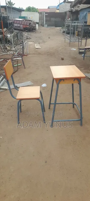 Mono Desks - Laminated Plywood on Galvanized Pipe