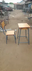 Mono Desks - Laminated Plywood on Galvanized Pipe - 1