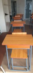 Mono Desks - Laminated Plywood on Galvanized Pipe - 2