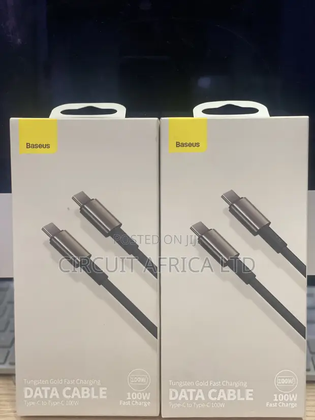 Baseus Tungsten Gold Fast Charging Cable Type-C to Type-C (100W) - 1