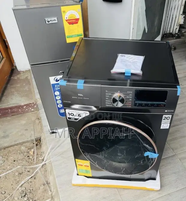 TCL 10.5kg Front Load Washing Machine (Gray) - 1
