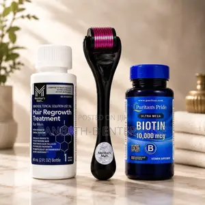 Member's Mark Minoxidil 5% + Roller + Biotin 10,000 MCG