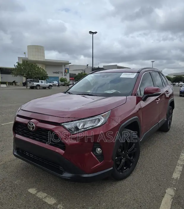 2020 Toyota RAV4 LE AWD Red - 1