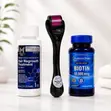 Member's Mark Minoxidil 5% + Puritan's Pride Biotin 10,000 MCG Combo - 2