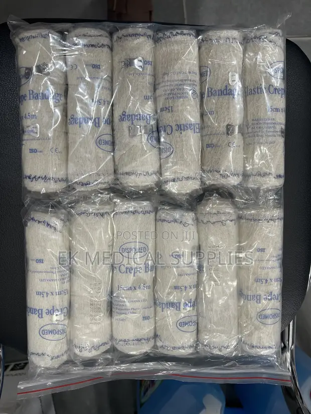 Elastic Crepe Bandage 6" (12 pcs) - 1