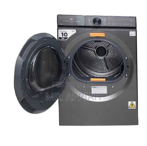 Brand New TCL 10kg Front Load Washing Machine (Gray) - 1