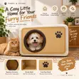 Modern Enclosed Pet House for Cats & Small Dogs - 2
