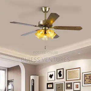 Fan with Light and Remote Control