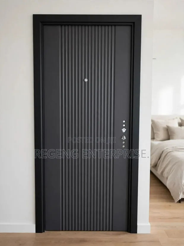 Galvanized Gray Security Door (12 Locks) - 1