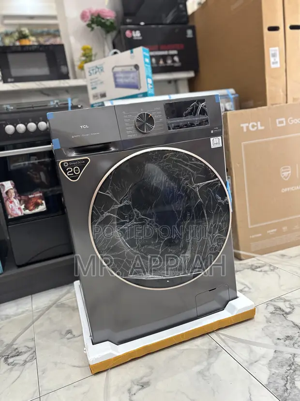 TCL 10kg Front Load Washing Machine with Dryer (Gray) - 1