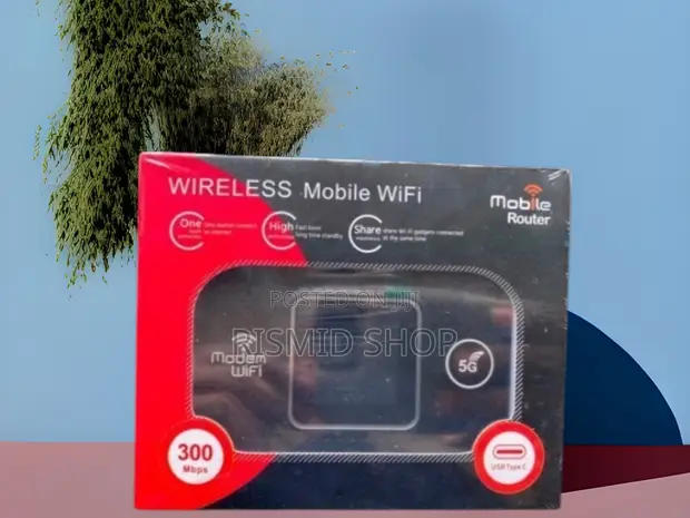 Premium High-Speed 5G Pocket WiFi Router - 300Mbps - 1