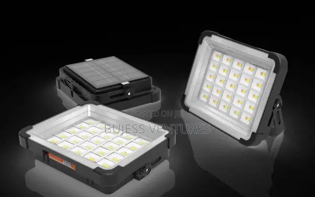 d.light 100W Solar Rechargeable Flood Light (Color Changing) - 1