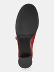 Women's Mesh Mary Jane Block Heel Pumps - 2