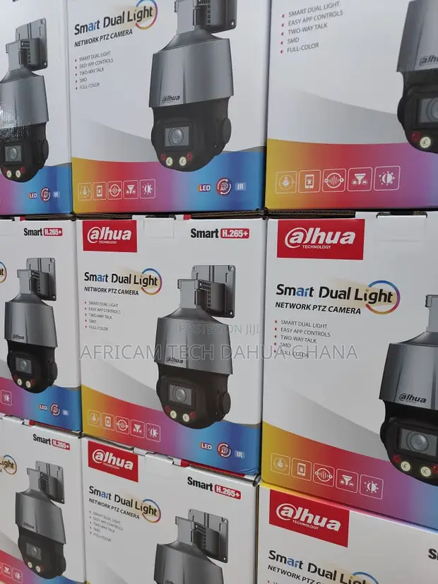 Dahua 4MP 5x Smart Dual Light WizSense PTZ Camera - 1
