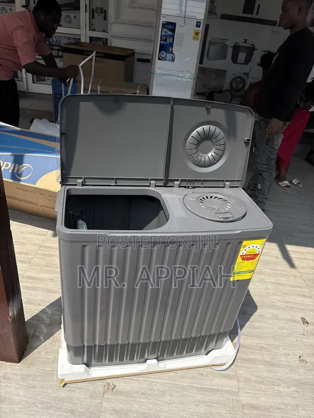 TCL 11kg Semi-Automatic Washing Machine (Dark Grey) - 1