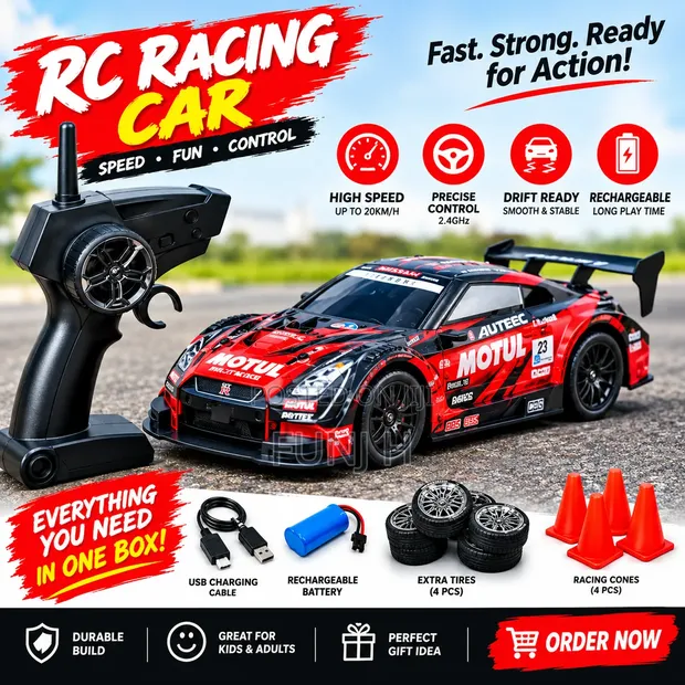 Motul Racing RC Drift Car - Brand New - 1