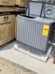 New Nasco 11KG Twin Tub Washing Machine NAS-11-TW Grey - 1