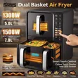 Hoffmans HM-801 Digital Air Fryer - 5L/7L Touch Control - 2