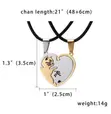 Cat Couple Love Necklace - 3