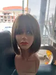 Wig with Fringe - 4