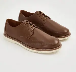 UK Tan Leather Lace Up Shoes - George Brand