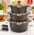 Vicalina Commercial Size Granite Cookware Set - 3