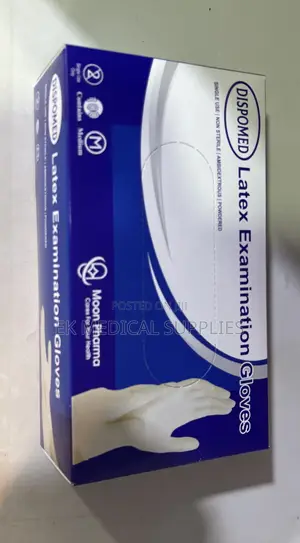 Examination Gloves (Medium, Latex)