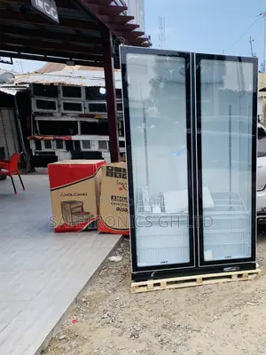 Pearl 690L Glass Display Double-Door Fridge