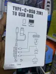2-in-1 Type-C + USB to USB Hub (4-Port) - 1
