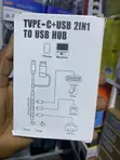 2-in-1 Type-C + USB to USB Hub (4-Port) - 2