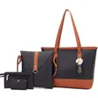 4 PCS Ladies' Tote Handbag Set - 3