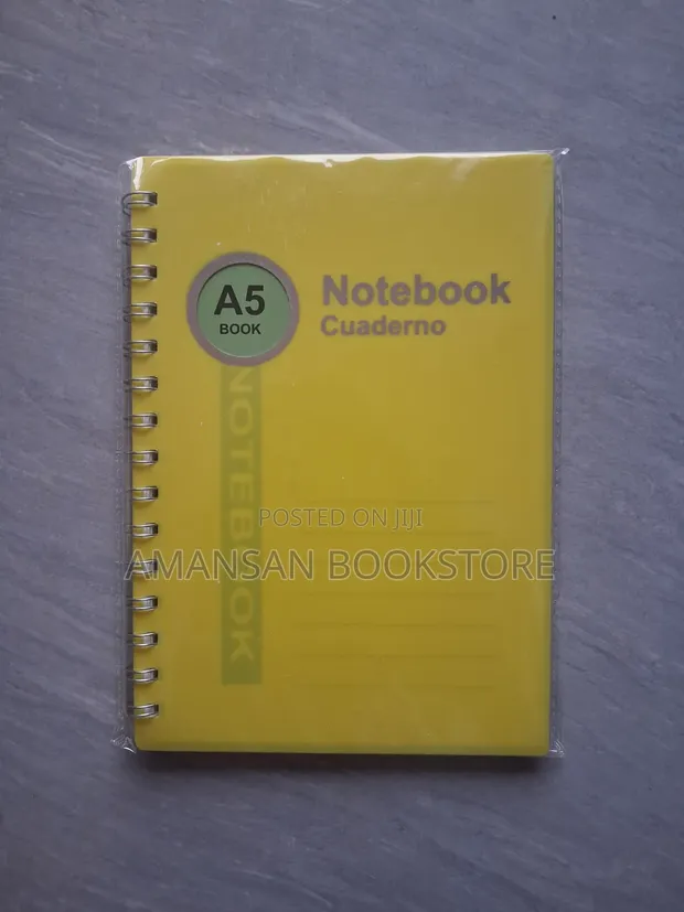 A5 Notebook - Yellow - 1