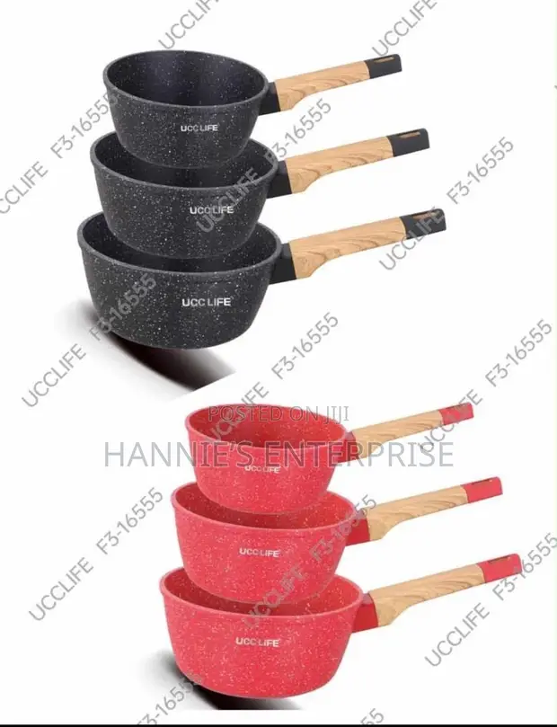 Banku Pan Set (14cm, 16cm, 18cm) - 1