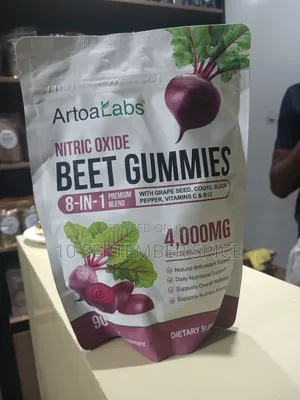 Artoalabs Beet Gummies with Grape Seed & COQ10