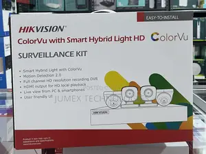 Hikvision Colorvu Audio 4-Channel CCTV Kit with 500GB HDD