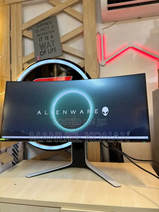 Alienware AW3420DW 34-Inch Curved Gaming Monitor - 1