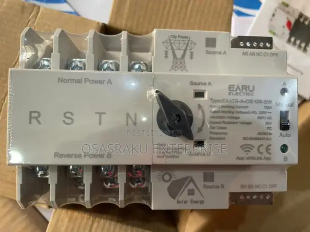 3-Phase Automatic/Manual Transfer Switch (125A) - 1