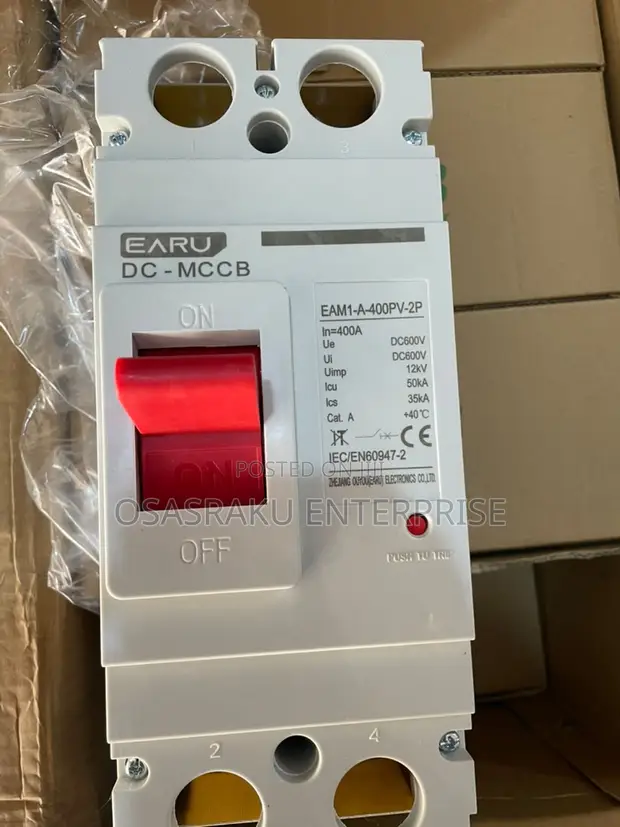 400A 2-Pole DC MCCB Circuit Breaker - 1