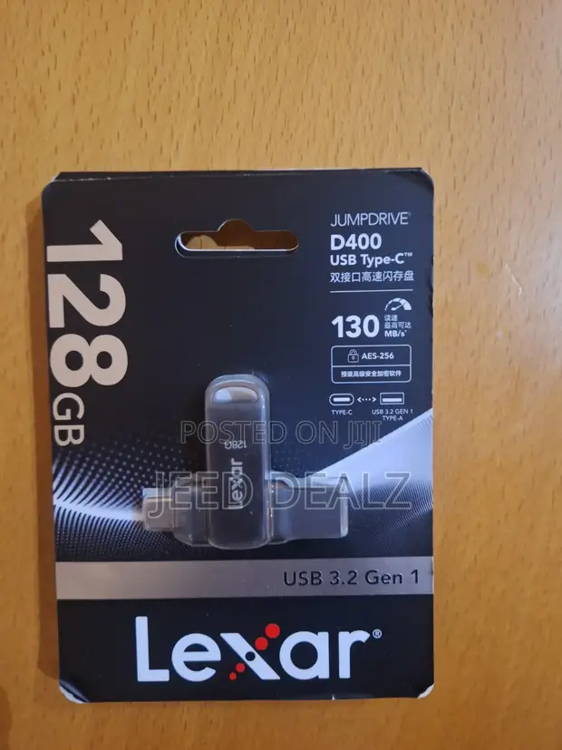 Lexar JumpDrive D400 128GB USB Flash Drive - 1